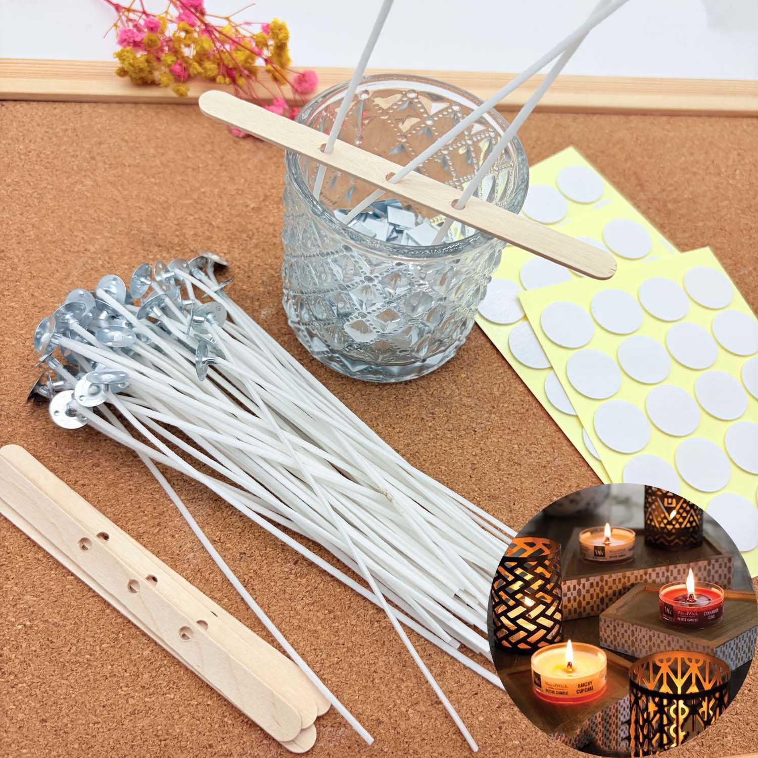 Candle Holder Supplies - 1 SET Candle Making DIY Kits