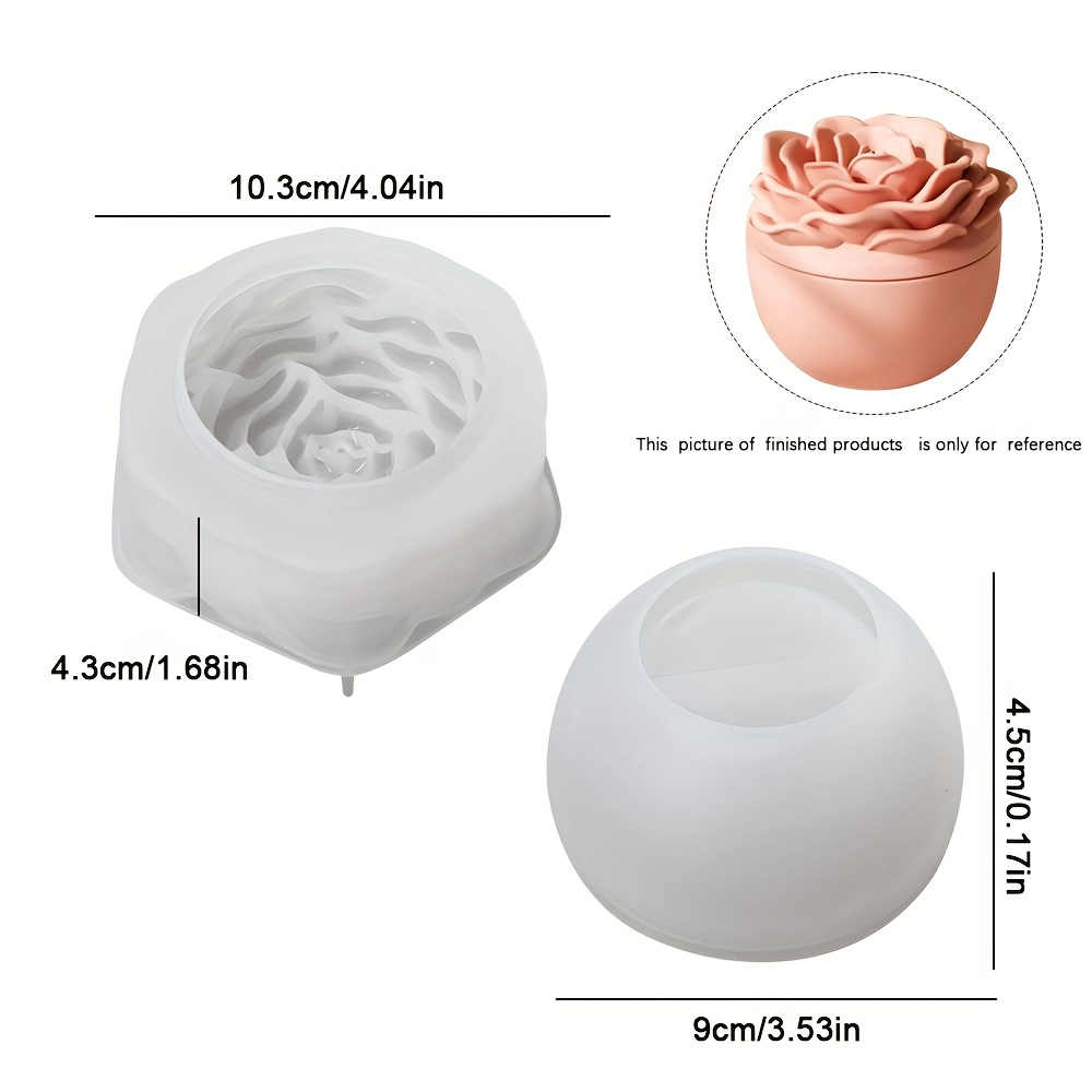 Silicone molds for floral resi - Candle Holder Supplies review and price