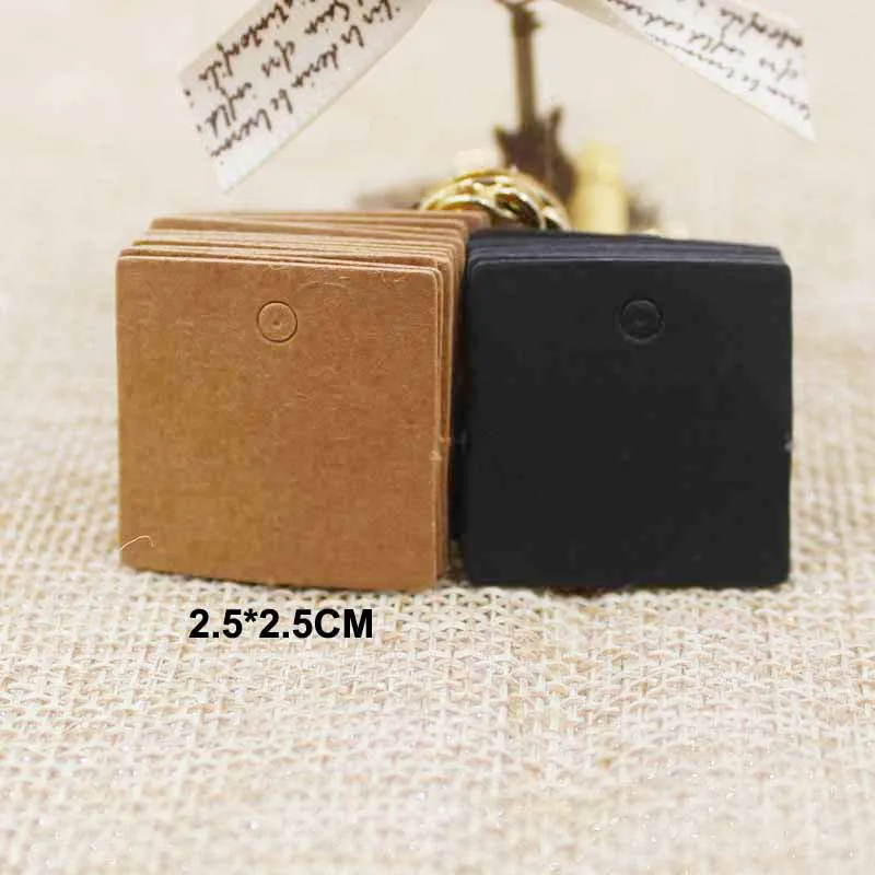 100pcs 2.5*2.5cm Small Size sq - Kraft Hang Tag review and price