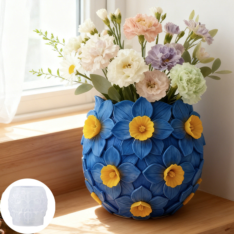 3D Flower Vase Silicone Mold L - Candle Holder Supplies review and price