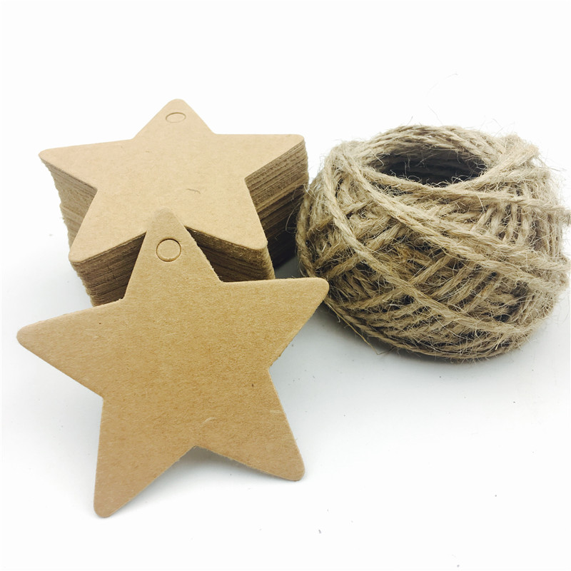 100pcs/lot White Black Brown K - Kraft Hang Tag review and price