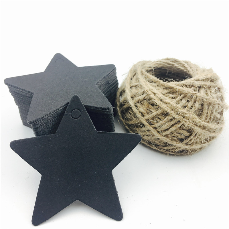 100pcs/lot White Black Brown K - Kraft Hang Tag review and price