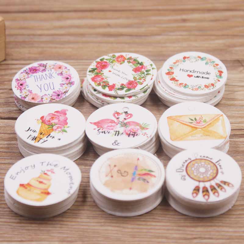 100pcs white /kraft paper gift - Kraft Hang Tag review and price