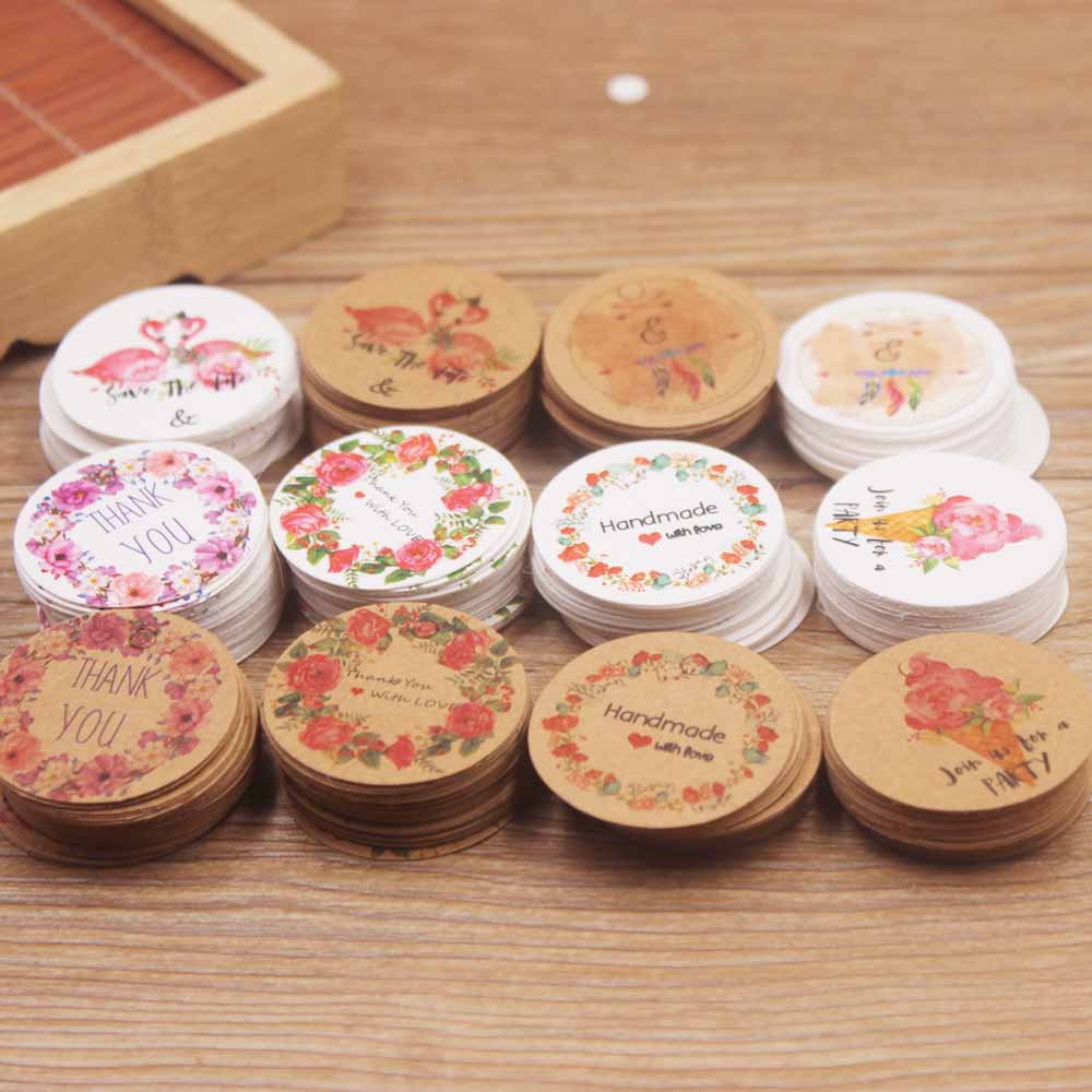 100pcs white /kraft paper gift - Kraft Hang Tag review and price