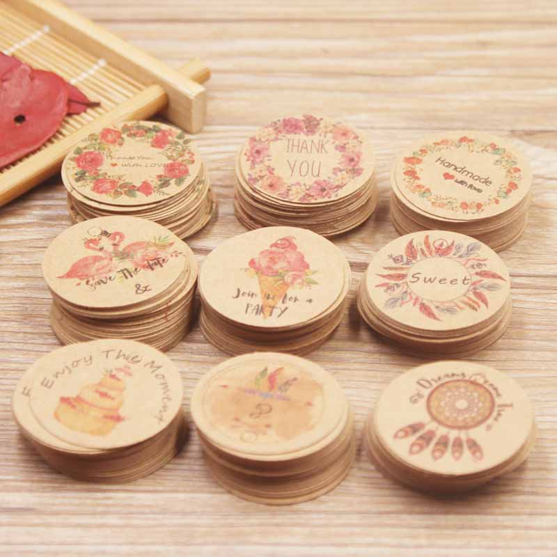 100pcs white /kraft paper gift - Kraft Hang Tag review and price