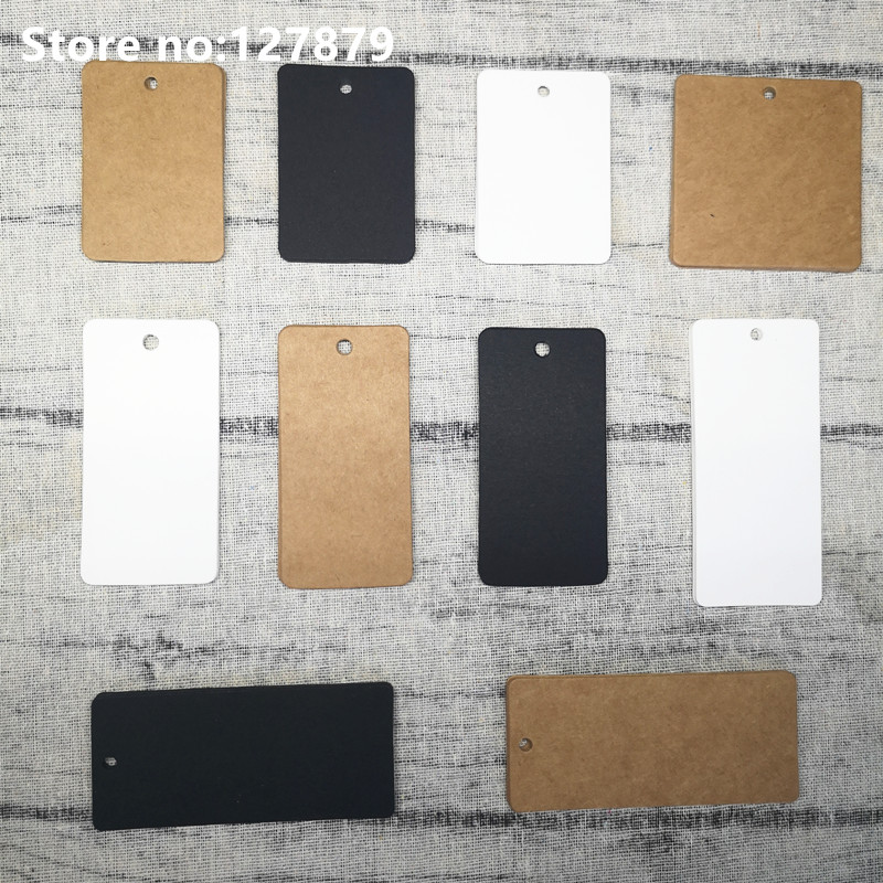 100PCS Multi Sizes Kraft Paper - Kraft Hang Tag review and price