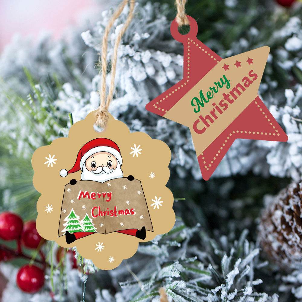 100pcs Merry Christmas Tags Kr - Kraft Hang Tag review and price