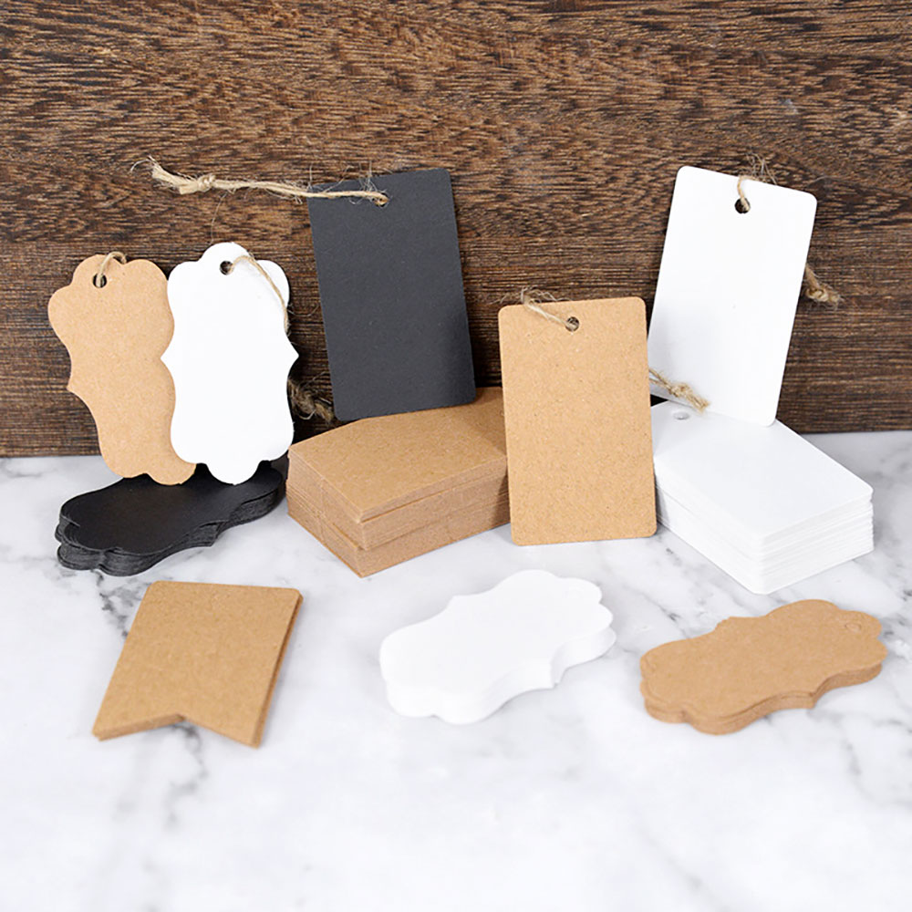 For Fun 100PCS Kraft Paper Tag - Kraft Hang Tag review and price