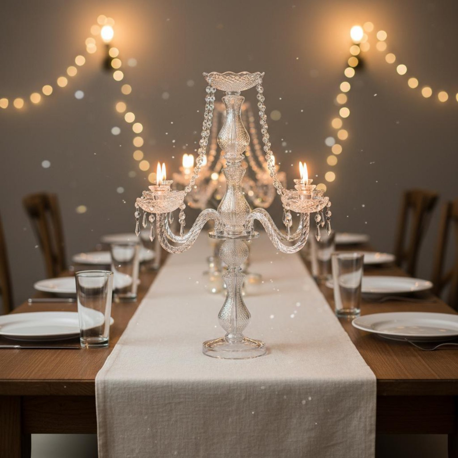 Crystal Candelabra Elegant Wed - Candle Holder Supplies review and price