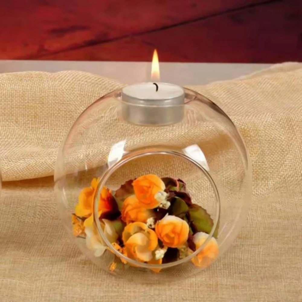6/12pcs Glass Round Hollow Can - Candle Holder Supplies review and price