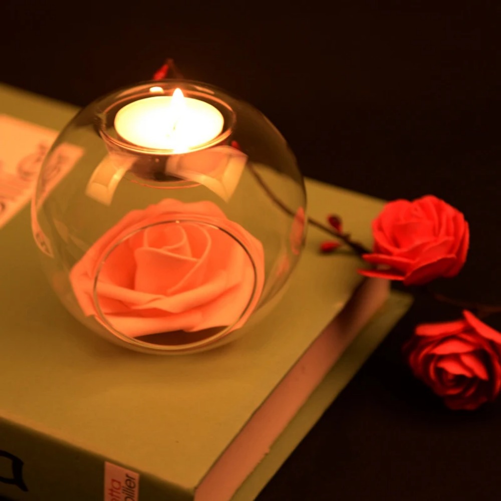 6/12pcs Glass Round Hollow Can - Candle Holder Supplies review and price