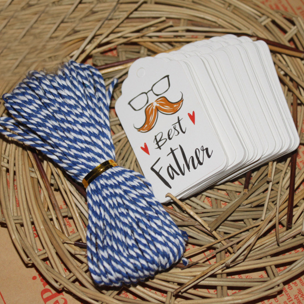 100Pcs Father's Day Paper Gift - Kraft Hang Tag review and price