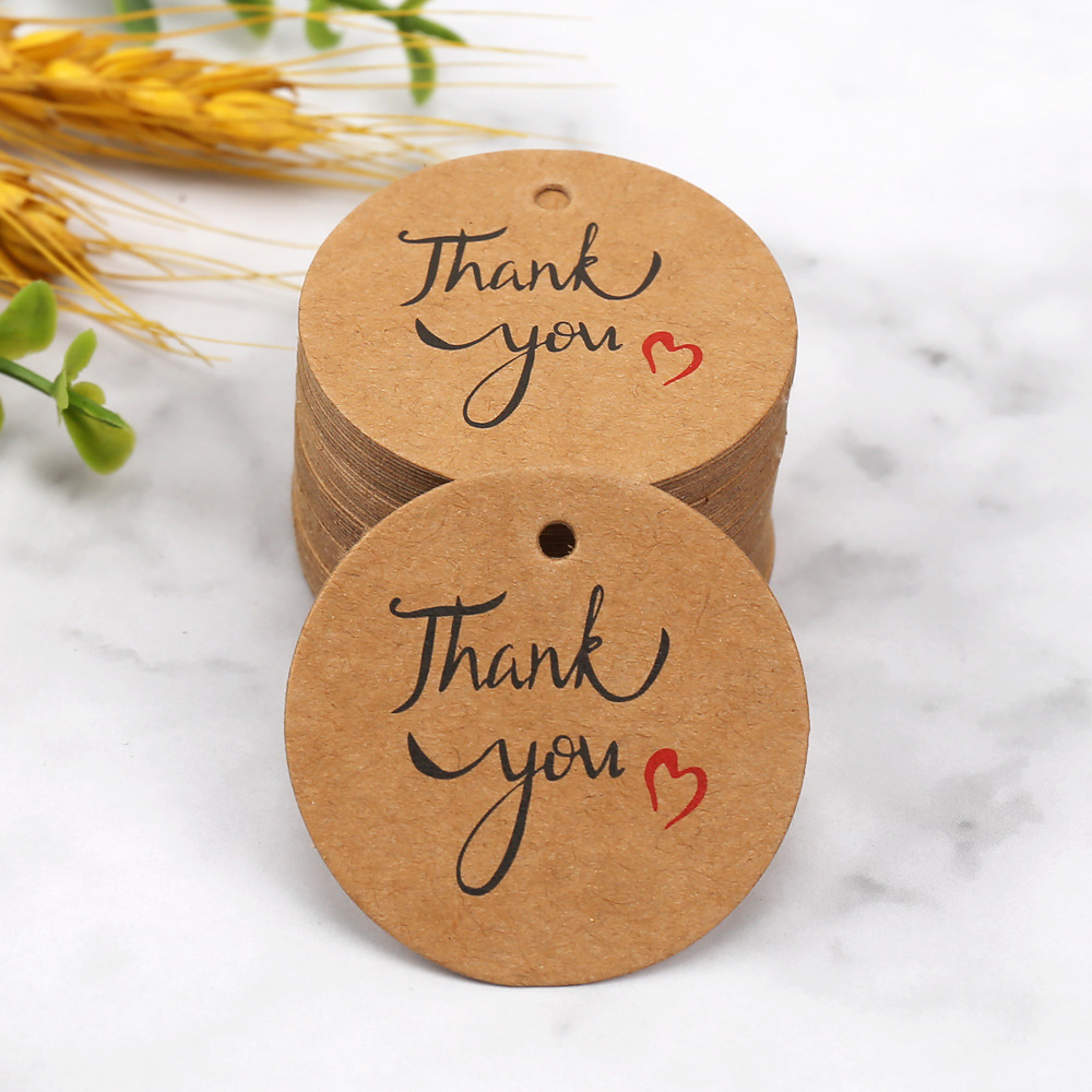 100pcs Thank You Kraft Paper T - Kraft Hang Tag review and price