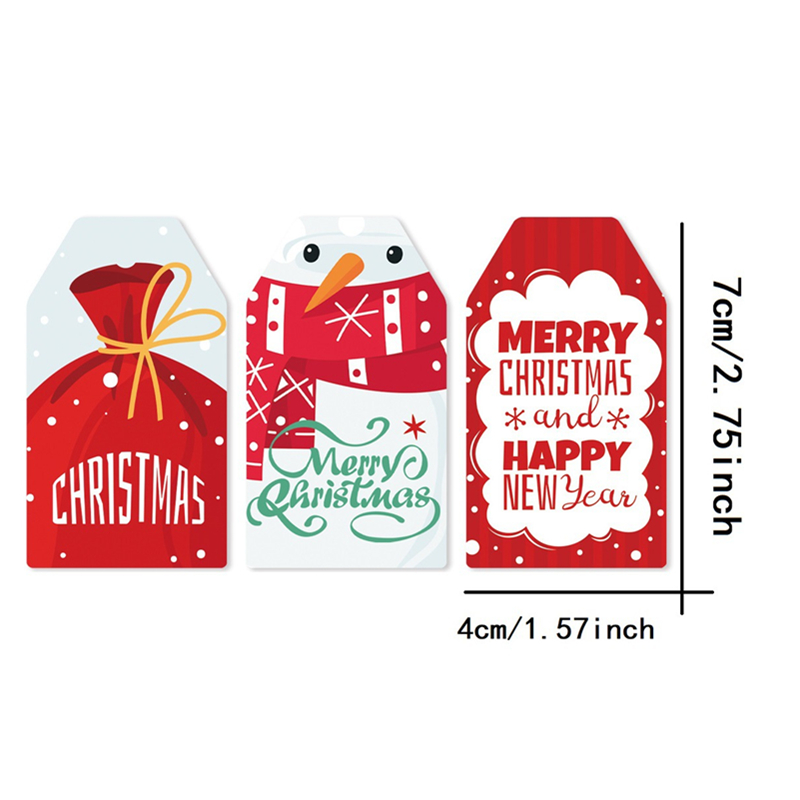 50pcs Christmas Paper Gift Tag - Kraft Hang Tag review and price